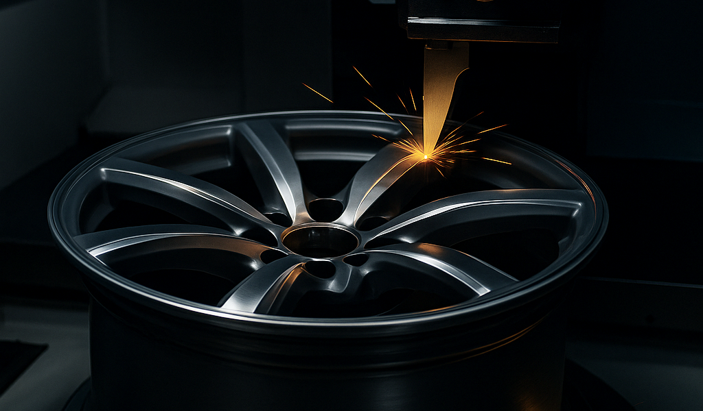 alloy wheel diamond cutting