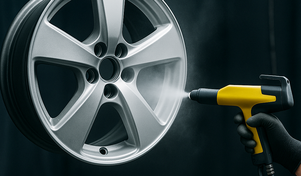 alloy wheel powder coating